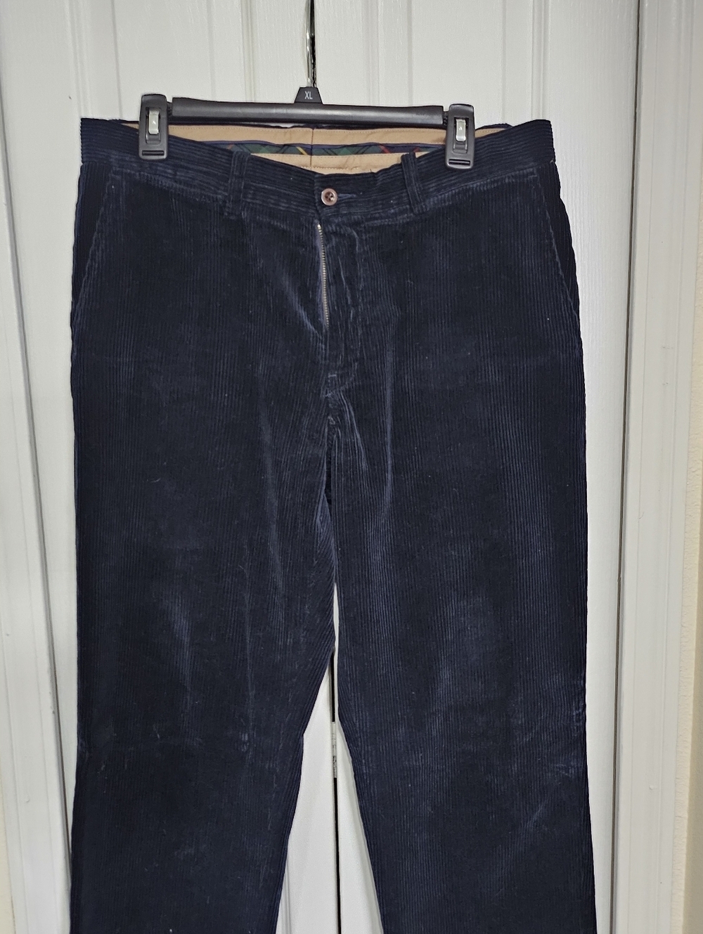Polo Ralph Lauren Corduroy Pants Mens 33x32 Navy Preston Straight Casual. - Picture 4 of 13